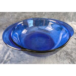 Anchor Hocking Fire-King Cobalt Blue Glass Mixing / Baking Bowl – 2 QT (2‎ L)...